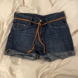 H&M Dark Wash Denim Shorts